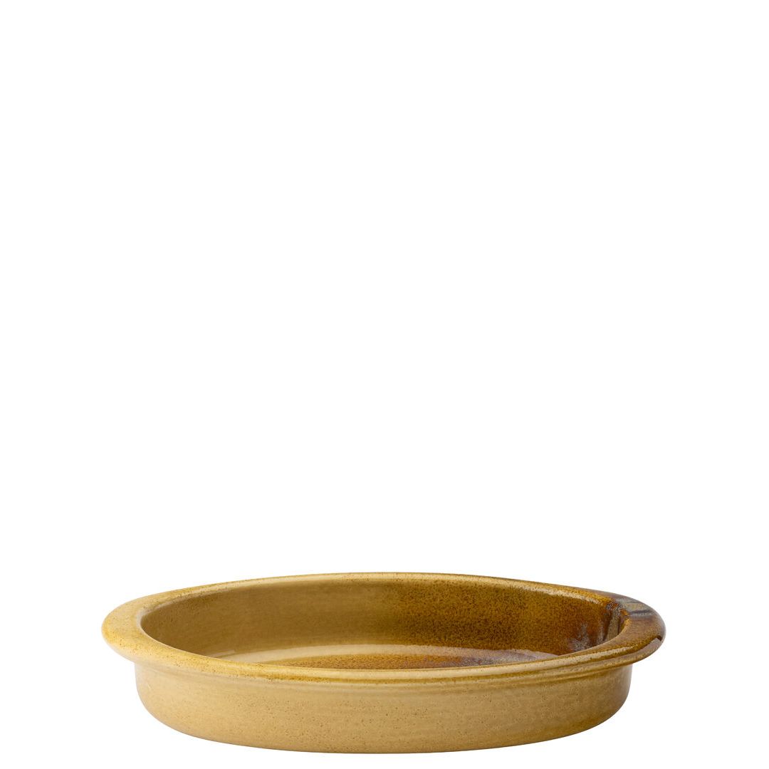 Murra Toffee Oval Eared Dish 8.5" (22cm)