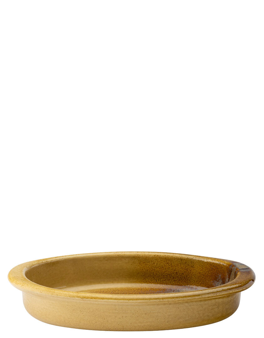 Murra Toffee Oval Eared Dish 8.5" (22cm)