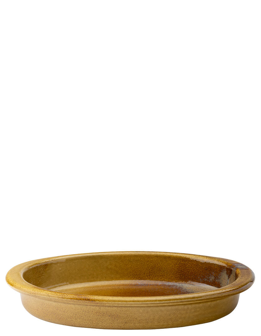 Murra Toffee Oval Eared Dish 10" (25cm)