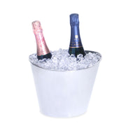 Stainless Steel Oval Scoop Wine Cooler 2 Bottle 26.7 x 20.3cm (10 1/2 x 8")