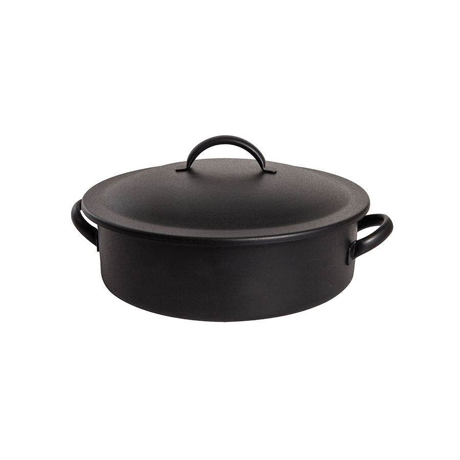 Homestyle Black Induction Round Chafer 36.2 x 30.5 x 17.1cm 3.8ltr (14 1/4 x 12 x 6 3/4" 4qts)