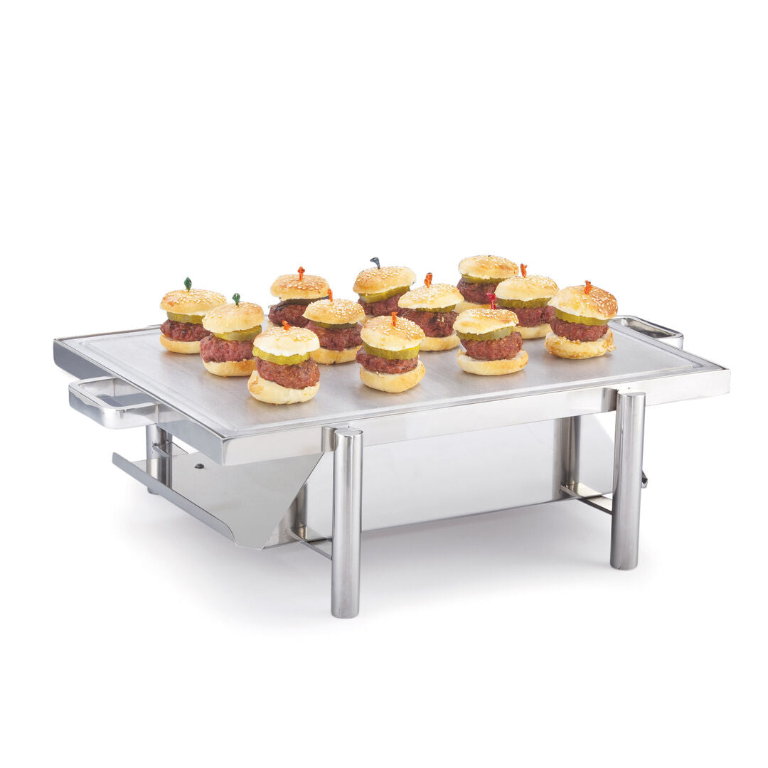 Tempo Stainless Steel Heater Stand With Aluminum 50.8 x 35.6cm (20 x 14")