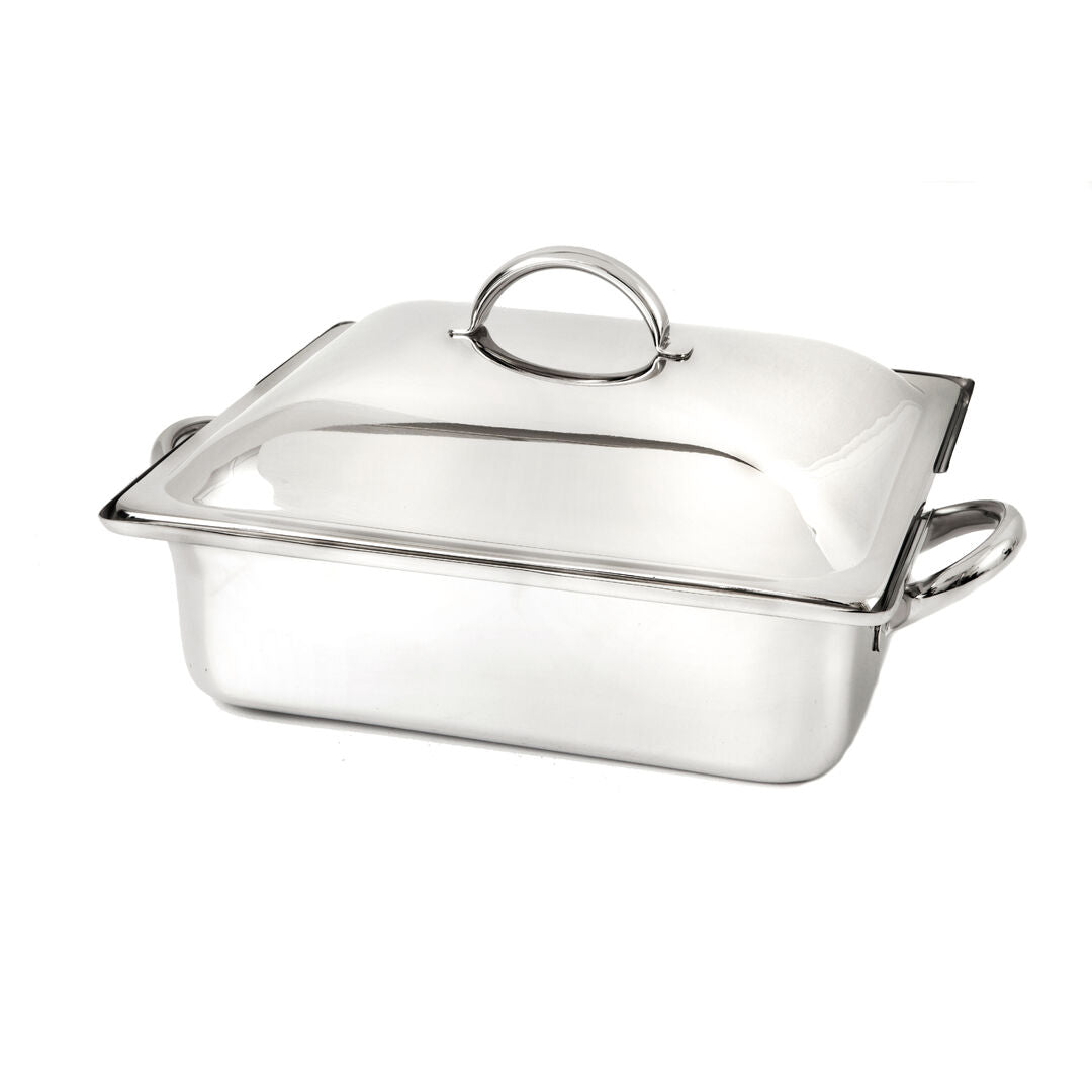 Homestyle Stainless Induction Rectangle Chafer 39.4 x 27.9 x 20.3cm 3.8ltr (15 1/2 x 11 x 8" 4qt)