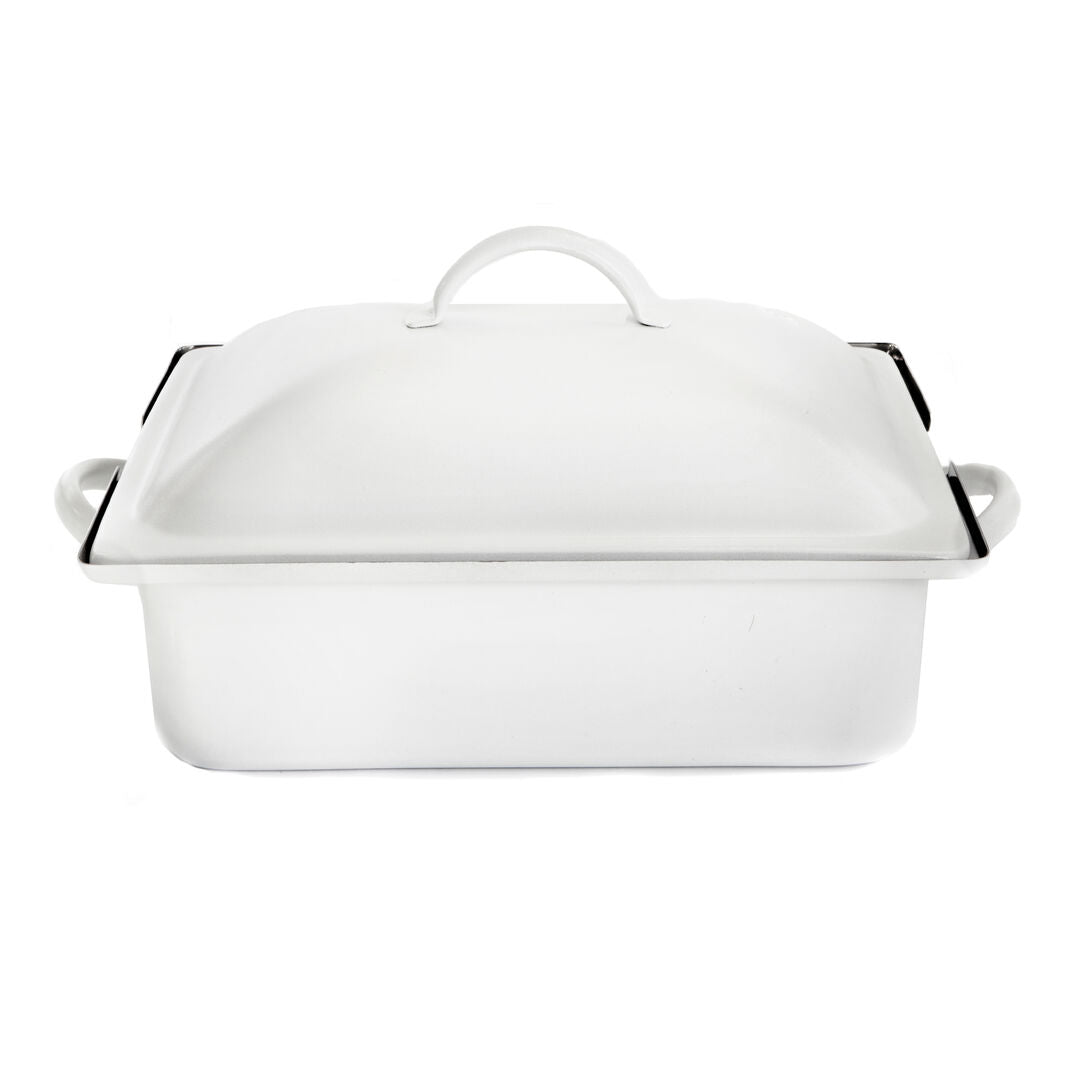 Homestyle White Induction Rectangle Chafer 39.4 x 27.9 x 20.3cm 3.8ltr (15 1/2 x 11 x 8" 4qts)