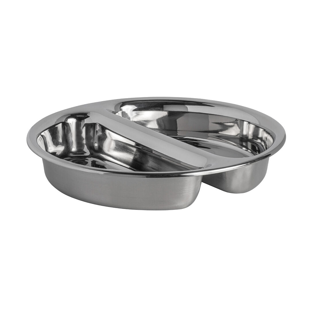 Stainless Steel Round Divided Food Pan 38.7 x 7.6cm 7.5ltr (15 1/4 x 3" 2gal)