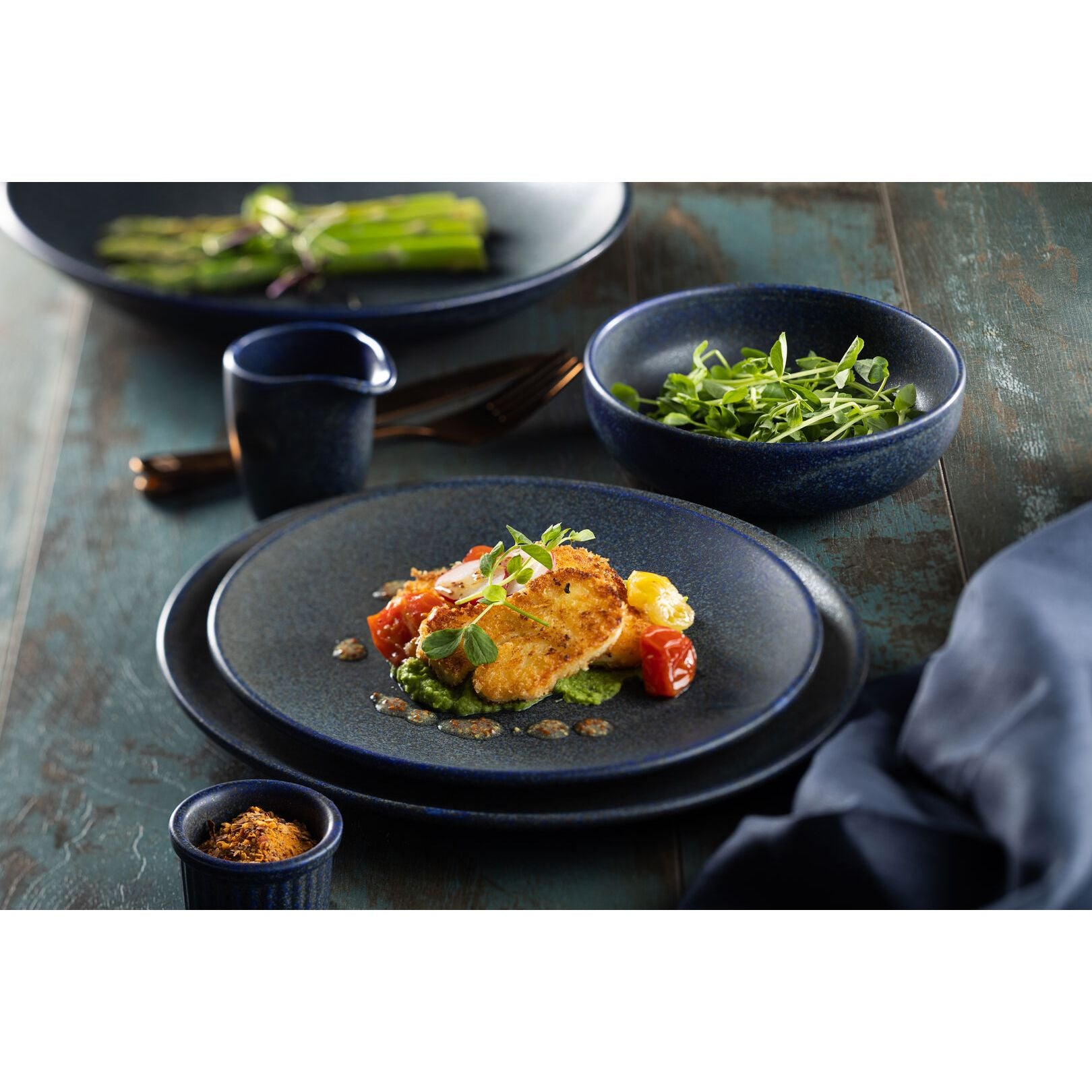 Granite Blue Presentation Bowl 6.25" (16cm)