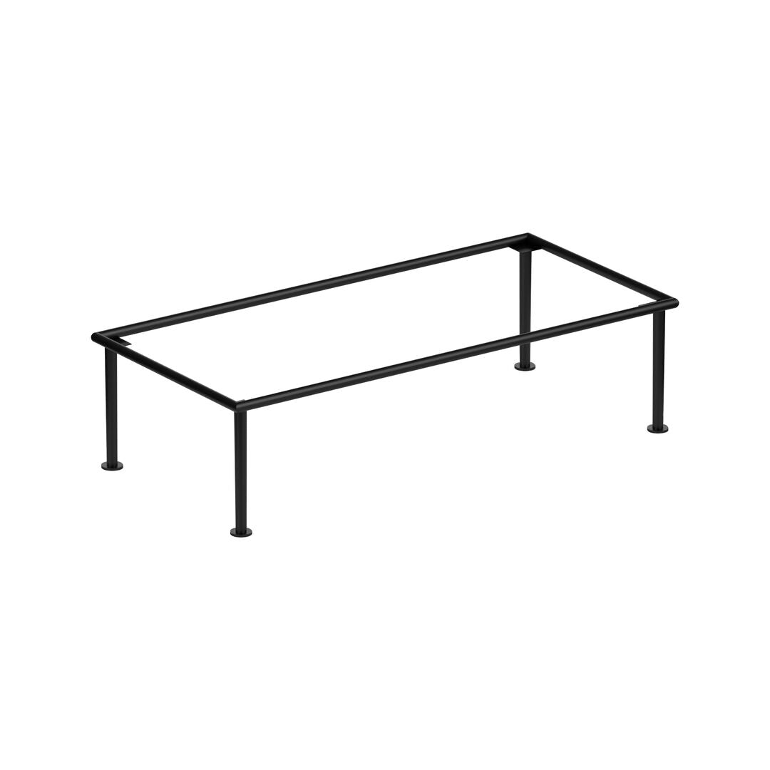 Fusion Black Rectangle Riser 61 x 28 x 15.3cm (24 x 11 x 6")