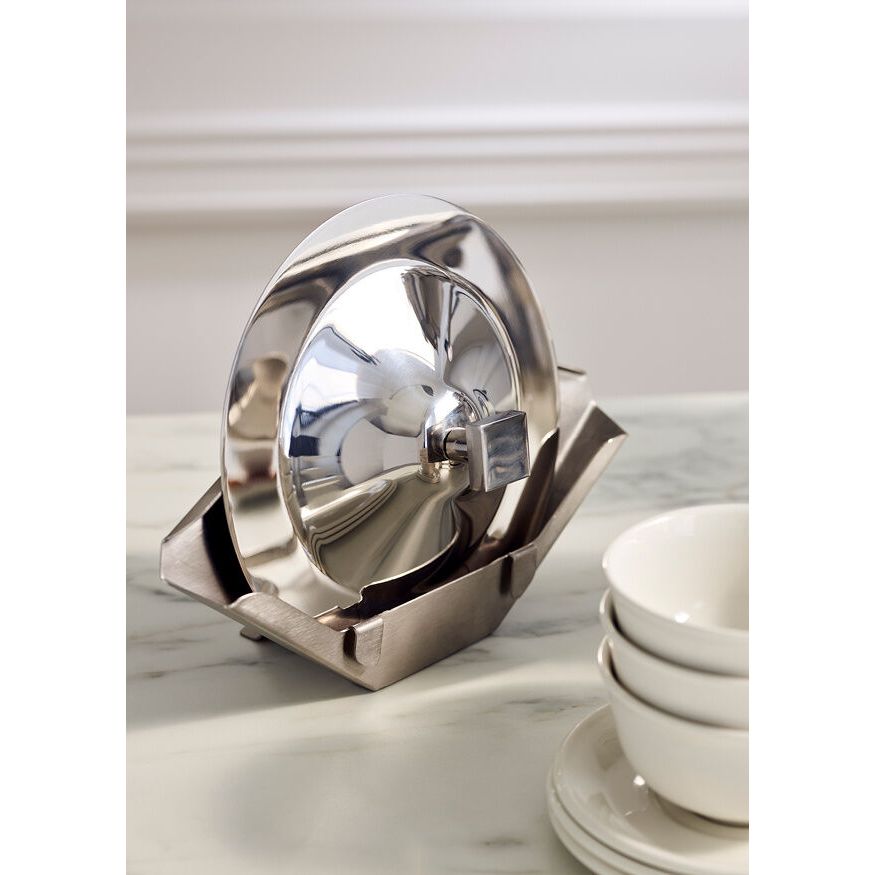 Utopia | Buffet | Stainless Steel Flatware Caddy With Space for Cocktail Napkins 27.9 x 22.9 x 12.7cm (11 x 9 x 5") | Bespoke77