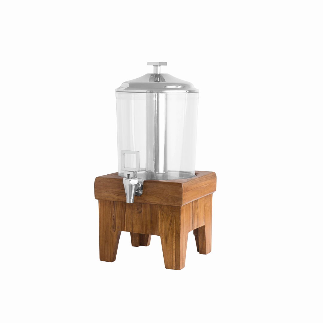 Fusion Teak Juicer With Wood Base 27.9 x 27.9 x 53.3cm 6.6ltr (11 x 11 x 21" 7qts)