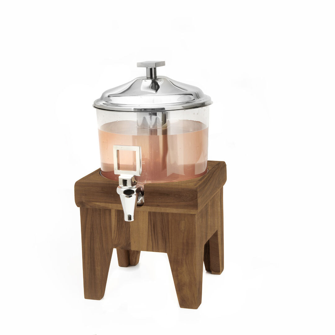 Fusion Teak Juicer Wood Base with Stainless Steel Nest