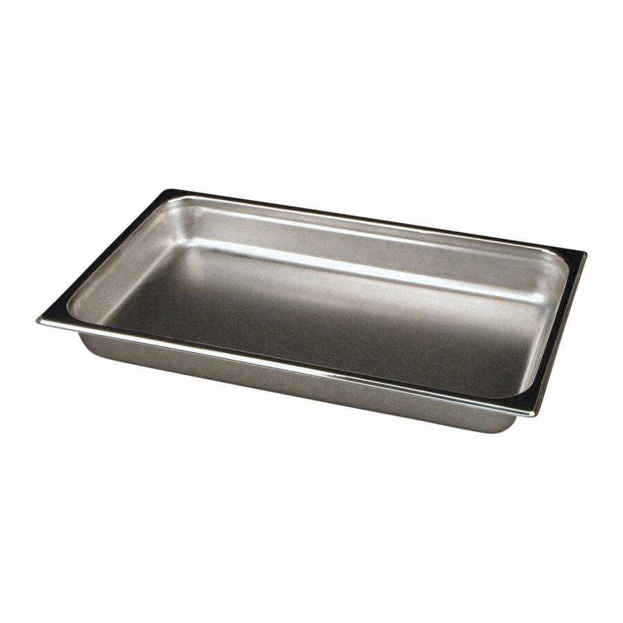 Stainless Steel Rectangle Food Pan 54.6 x 33 x 7cm 7.5ltr (21 1/2 x 13 x 2 3/4" 8qts)
