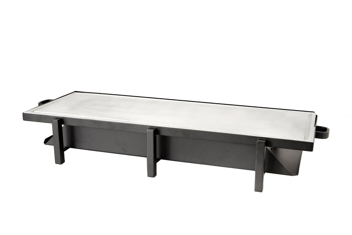Tower Black Heater Stand With Aluminum 101.6 x 35.6cm (40 x 14")