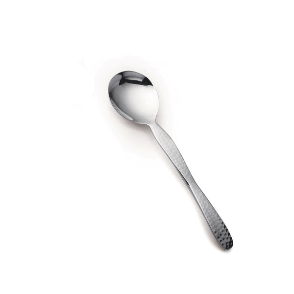 Utopia | Buffet | Hammered Serving Utensils Medium Solid Spoon 24.4cm (10") | Bespoke77