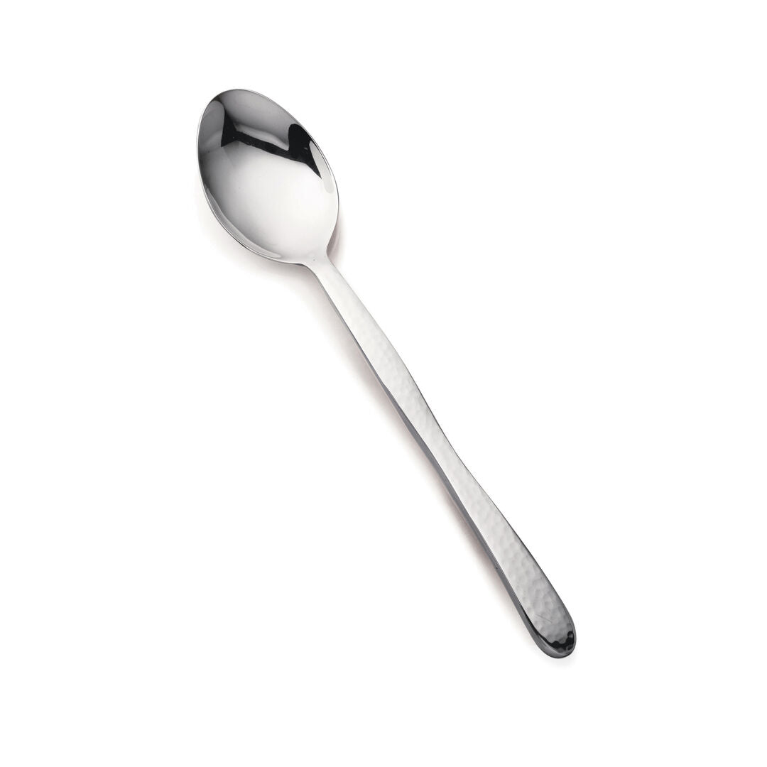Utopia | Buffet | Hammered Serving Utensils Large Solid Spoon 33.02cm (13") | Bespoke77