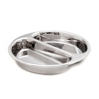 Stainless Steel Divided Food Pan 30.5 x 30.5 x 7.6cm 3.8ltr (12 x 12 x 3" 4qts)