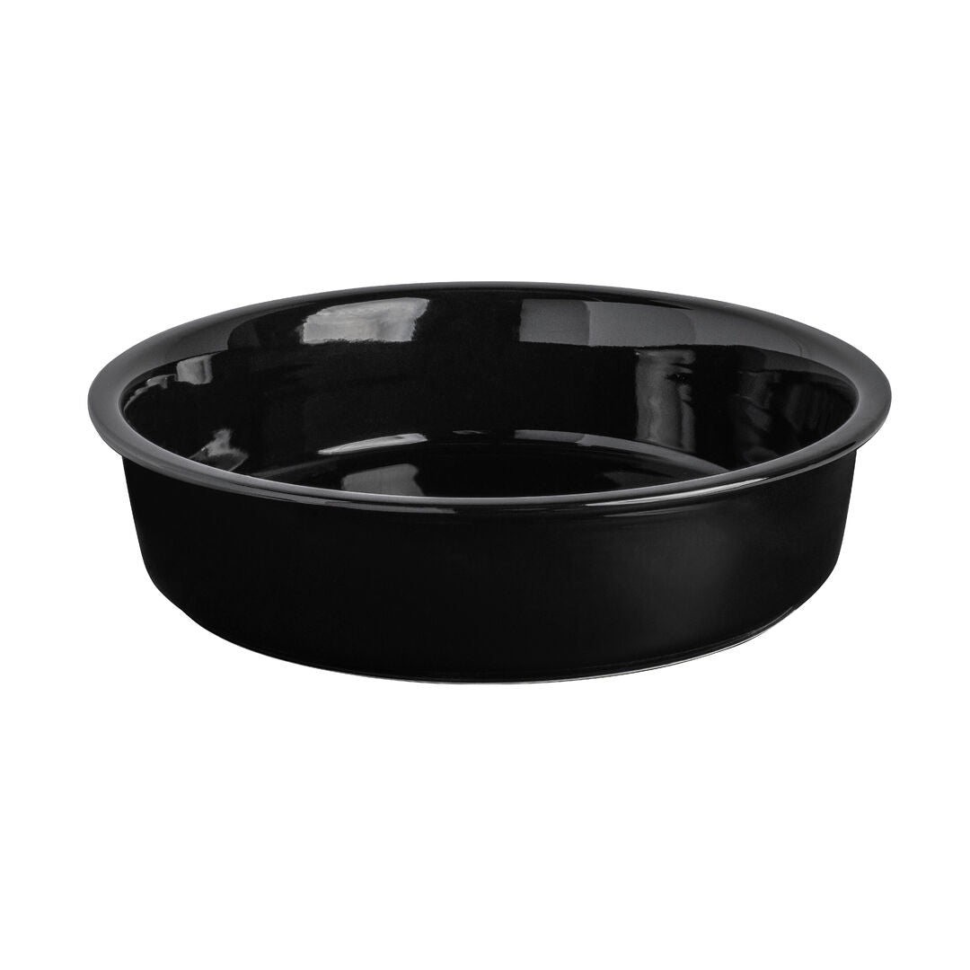 Black Ceramic Food Pan 30.5 x 7cm 3.8ltr (12 x 2 3/4" 4qts)
