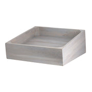 Fusion Grey Wash Wood Angle Basket 35.6cm (14")