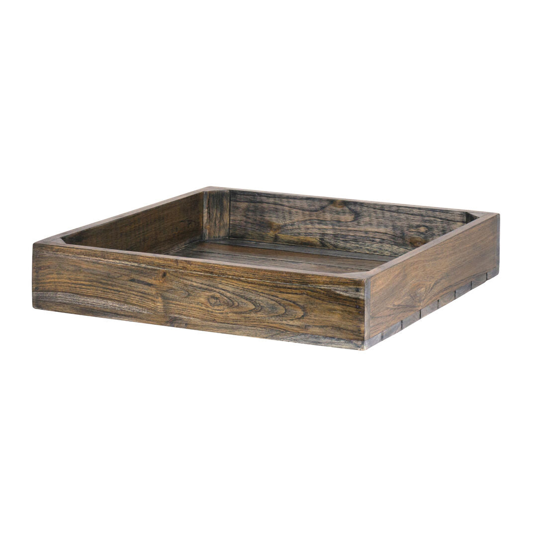 Fusion Ash Grey Wood Flat Basket 35.6cm (14")