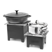 Fusion Black Mini Riser & Grill 22.9 x 22.9 x 22.9cm (9 x 9 x 9")
