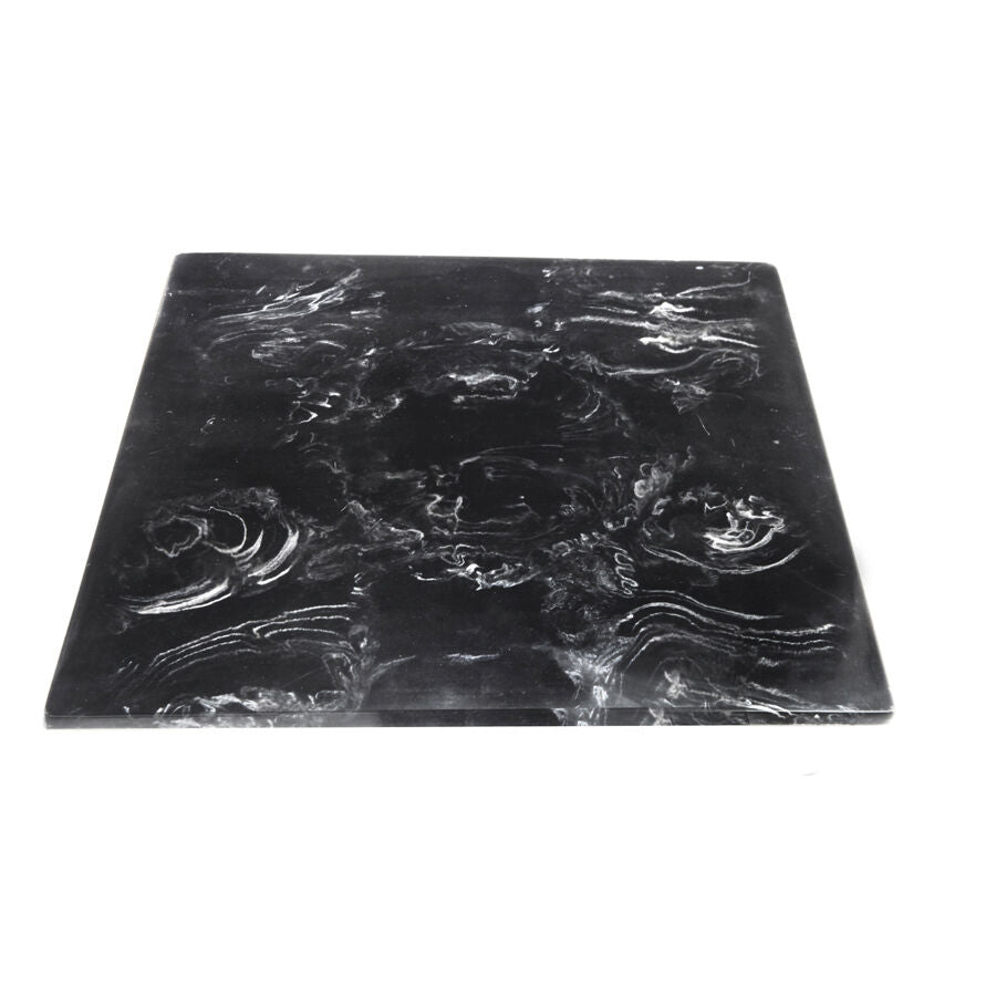 Fusion Grey Marble Resin Square Tile 35.6cm (14")