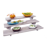 Fusion Grey Wash Teak 3 Piece Riser Set 58.4cm (23")