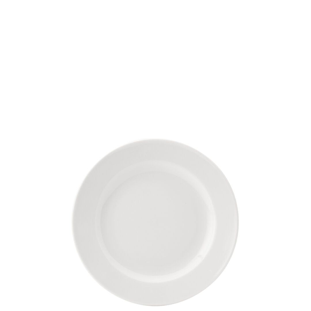 Pure White Wide Rim Plate 6.75" (17cm)