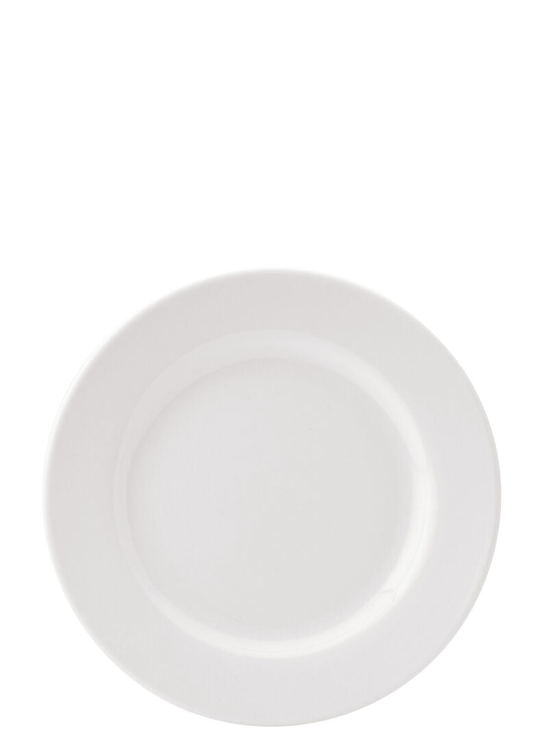 Pure White Wide Rim Plate 8" (20.25cm)