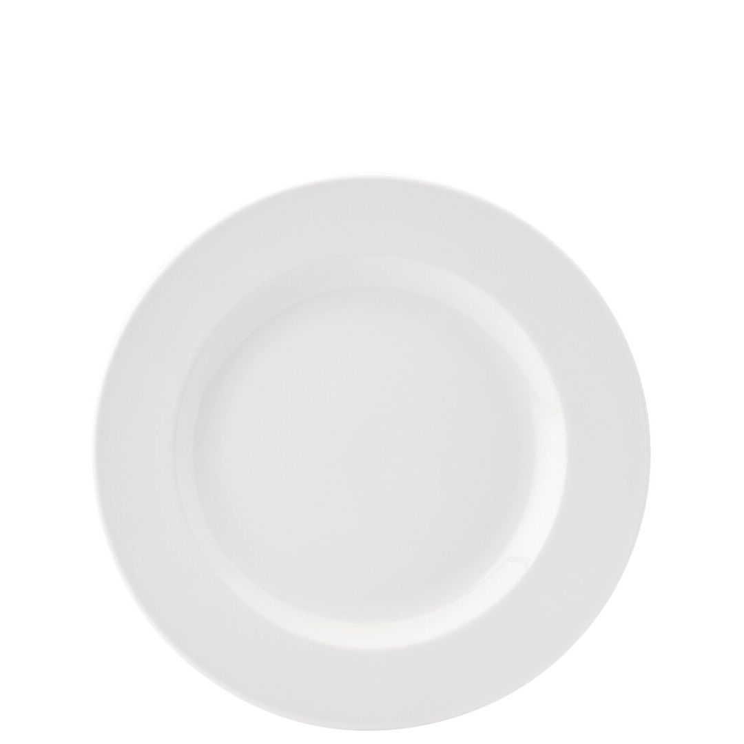 Pure White Wide Rim Plate 10" (25.5cm)