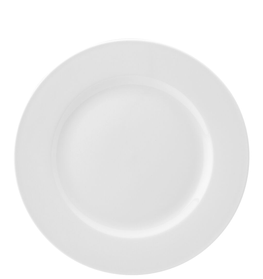 Pure White Wide Rim Plate 11.5" (29cm)