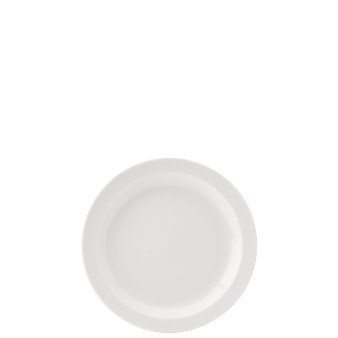 Pure White Narrow Rim Plate 6.5" (16.7cm)