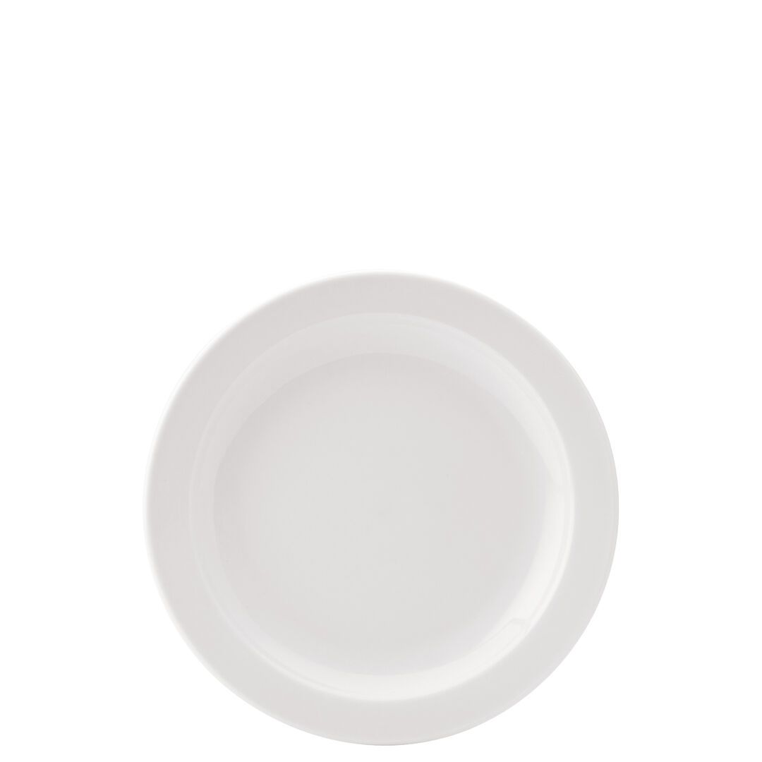 Pure White Narrow Rim Plate 8" (20.6cm)