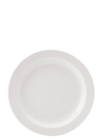 Pure White Narrow Rim Plate 8" (20.6cm)