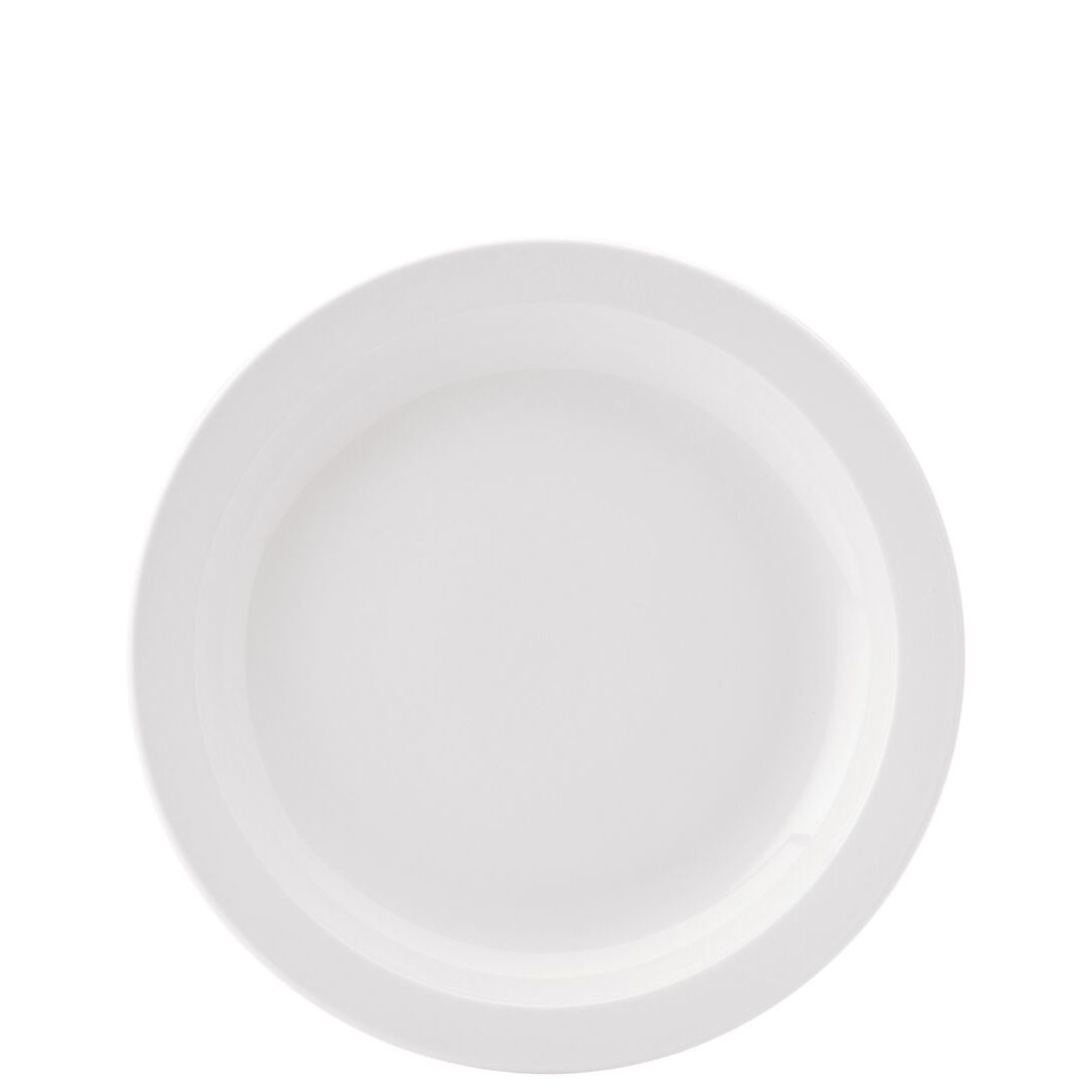 Pure White Narrow Rim Plate 10" (25.5cm)