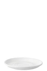Pure White Double Well Saucer 7" (17.5cm)