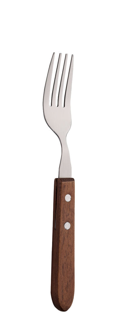 Wooden Handle Steak Fork