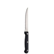 Black Handled Steak Knife