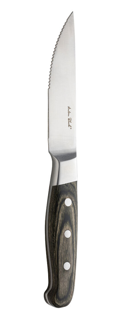 Large Wooden Handled Steak Knife