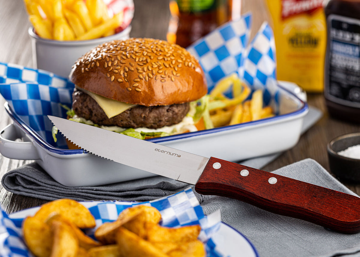Grill Steak Knife - Wooden Handle