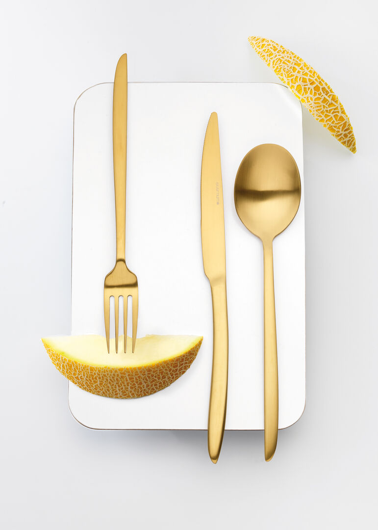 Orca Matt Gold Table Fork