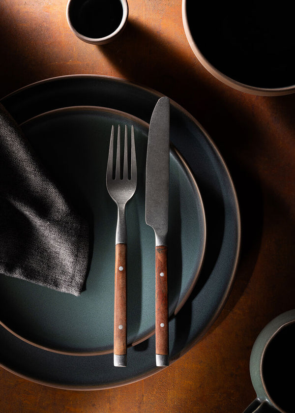 Rustic Rumbled Table Spoon