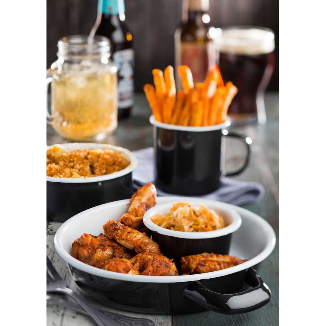 Eagle Enamel Black Ramekin 3.5" (9cm)
