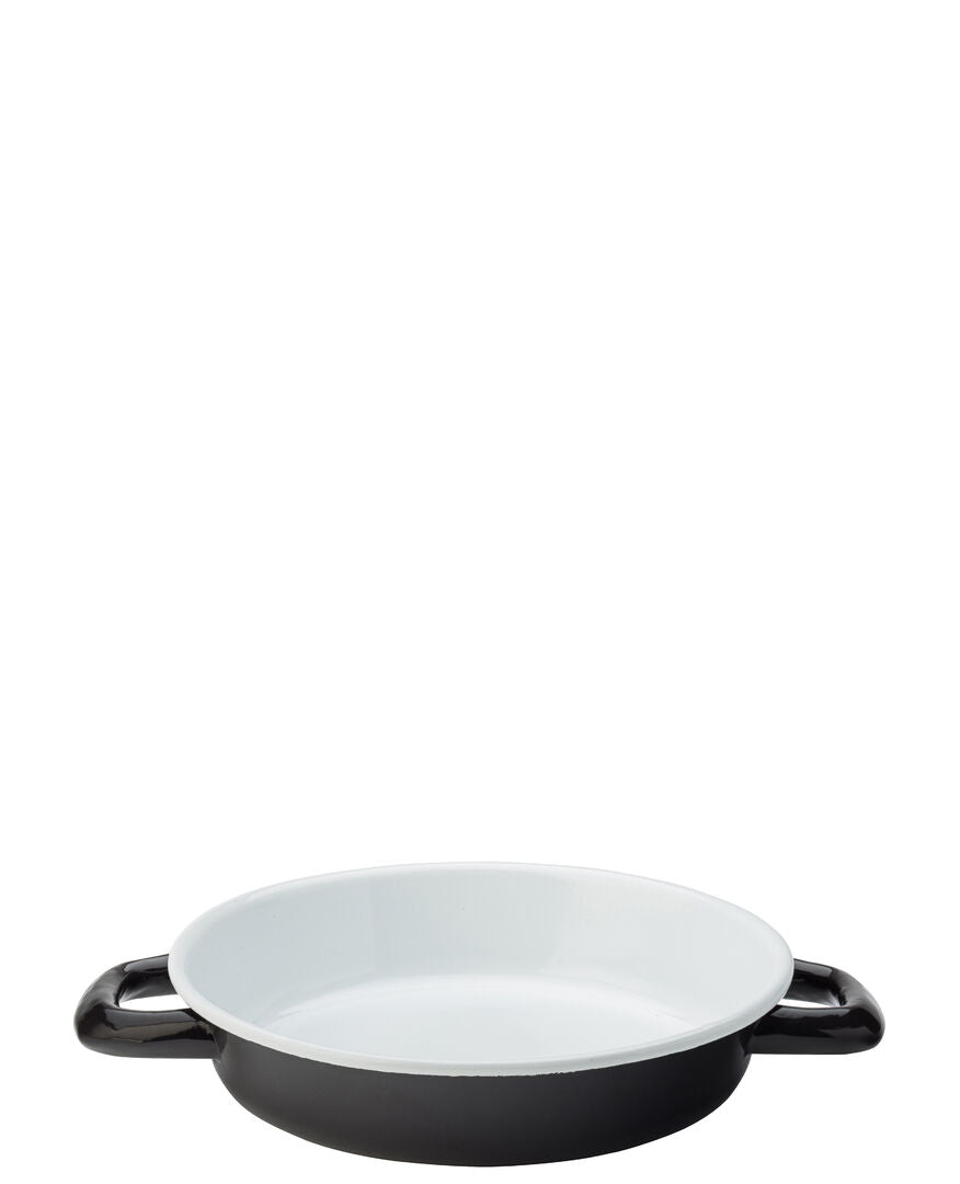 Eagle Enamel Black Dish 10.25" (26cm)
