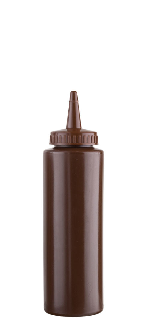 Brown Squeezy Sauce Bottle 8oz (23cl)