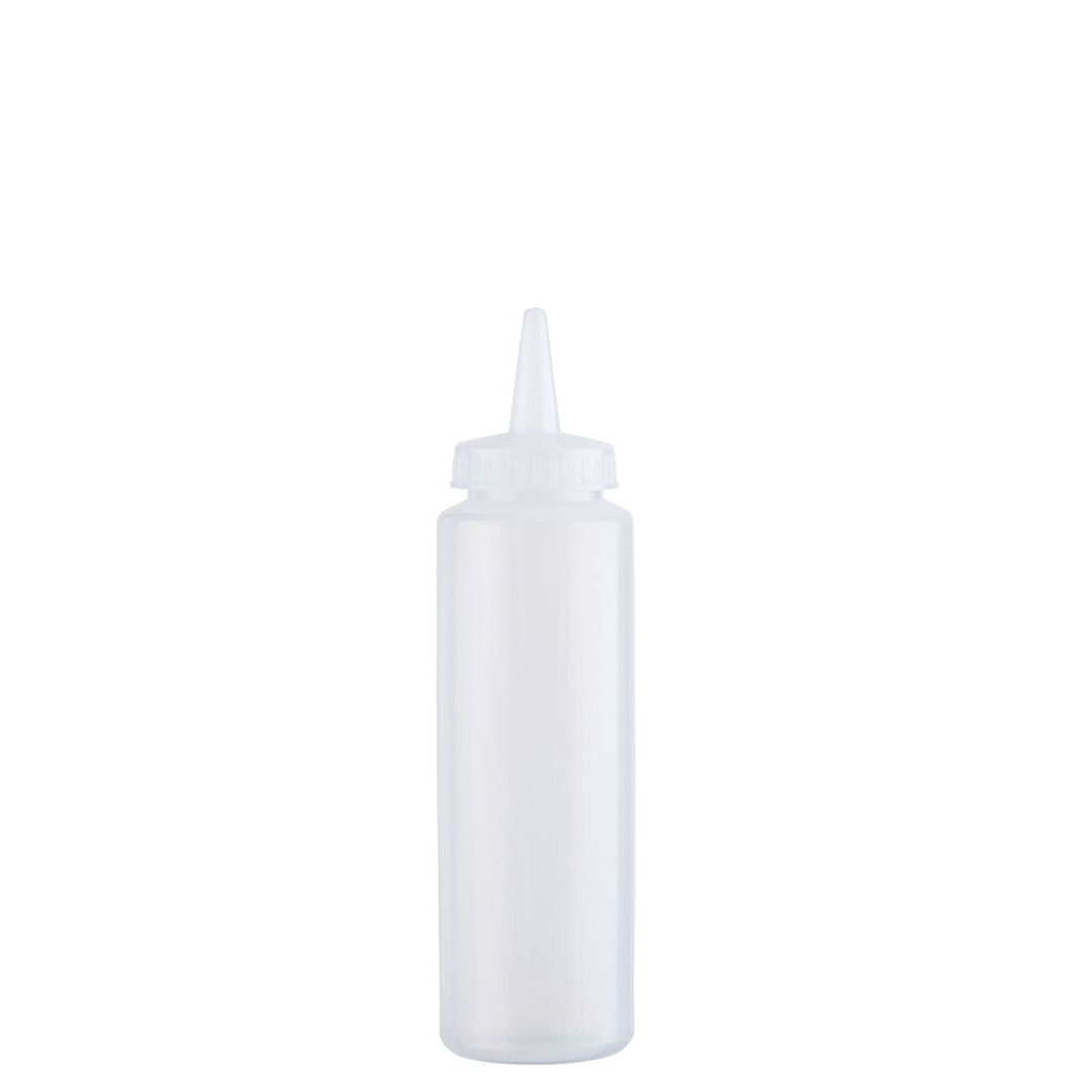 Clear Squeezy Sauce Bottle 8oz (23cl)
