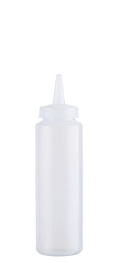 Clear Squeezy Sauce Bottle 8oz (23cl)