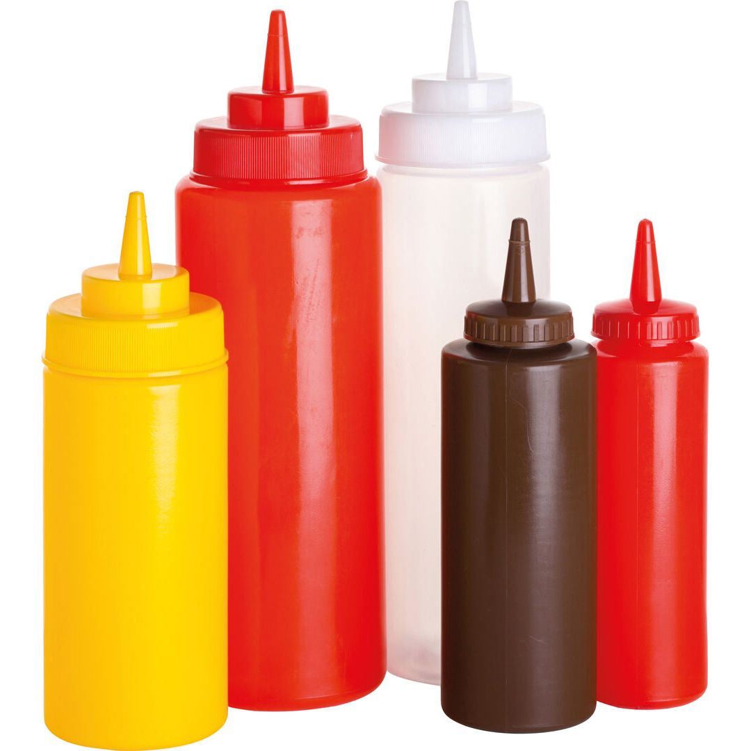 Clear Squeezy Sauce Bottle 12oz (34cl)