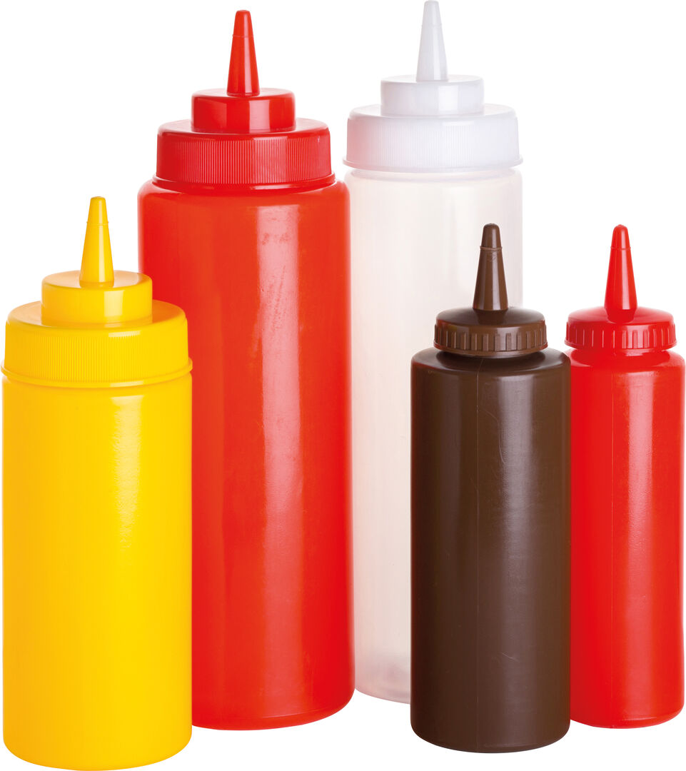 Clear Squeezy Sauce Bottle 24oz (68cl)