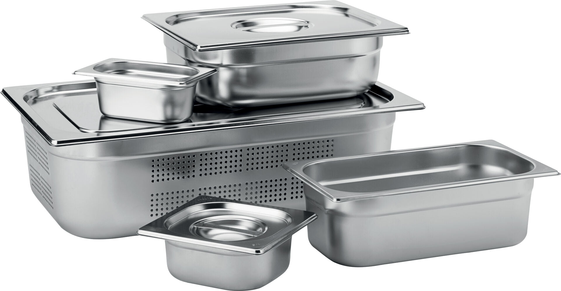 Stainless Steel GN 2/3 Pan 4cm Deep