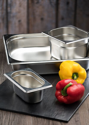 Stainless Steel GN 1/1 Pan 4cm Deep