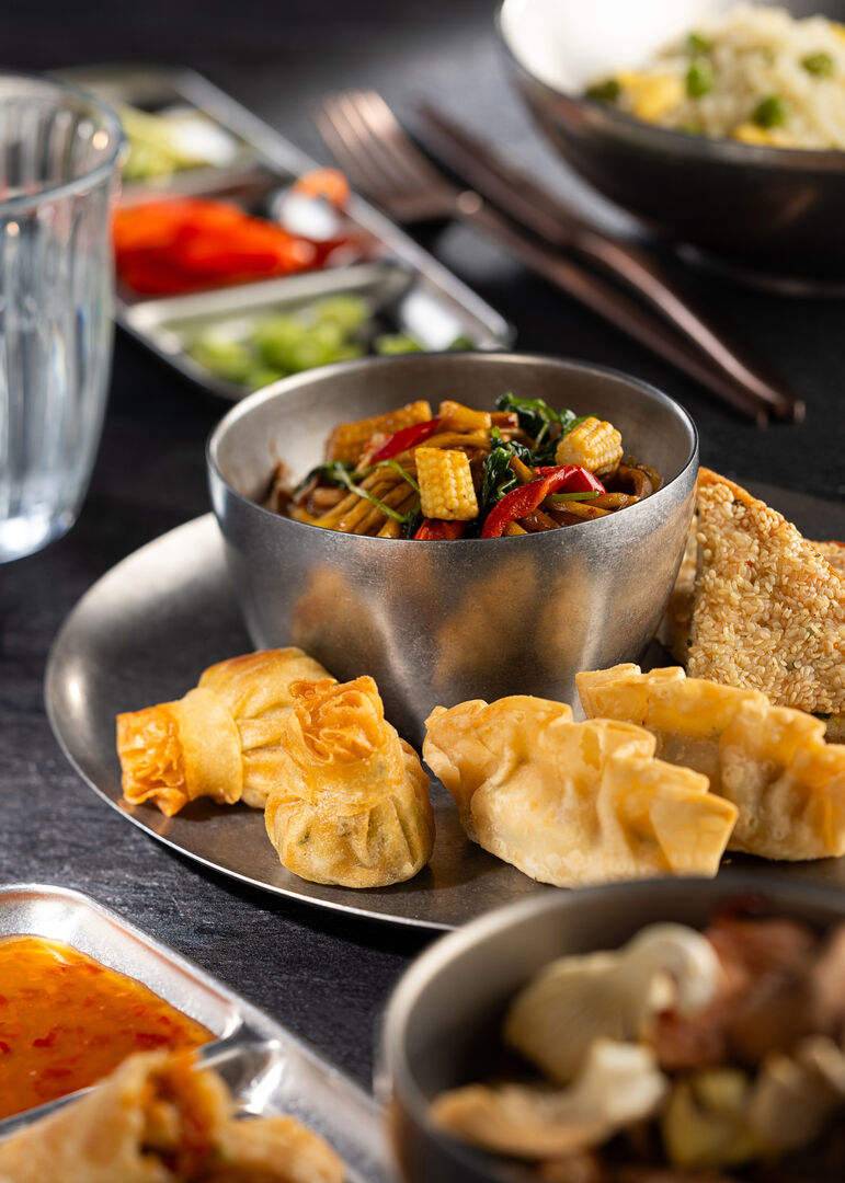 Artemis Double Dip Tray 6x3.5" (15.5x9cm)